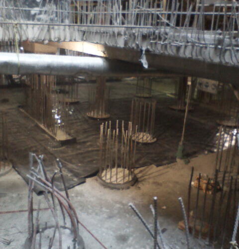 Geomembrana HDPE en Cimentacion