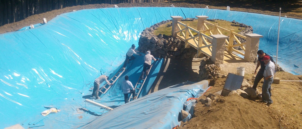Lago Artificial con GMB de PVC